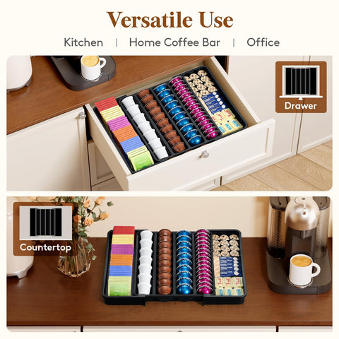 Lifewit fits securely in a drawer or on a countertop for flexible use