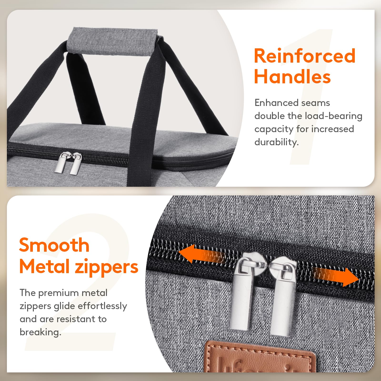 Lifewit dual-handle design makes carrying heavy casseroles comfortable.