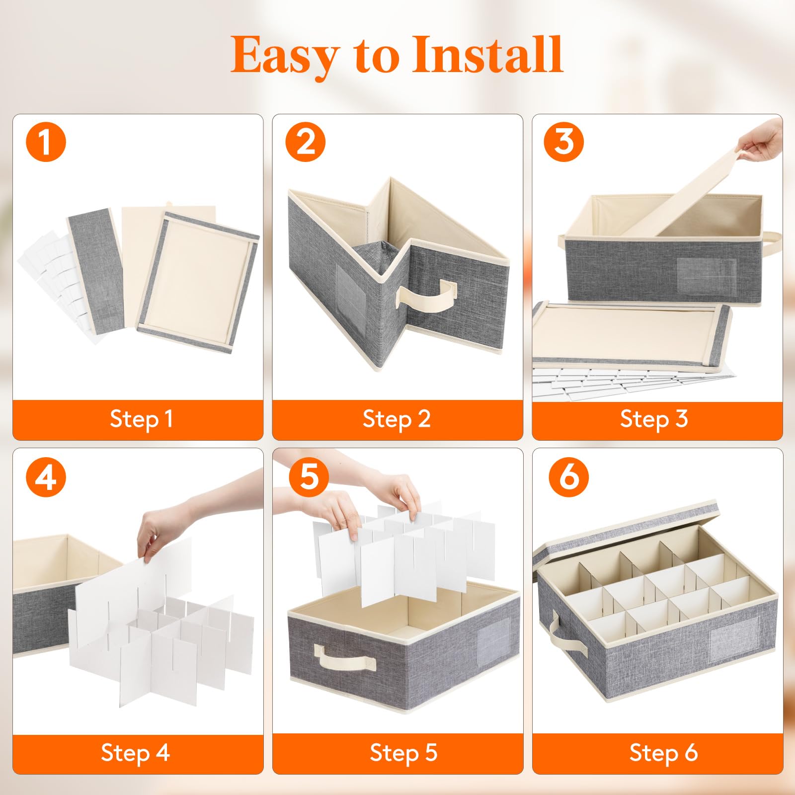 Lifewit dustproof box for mugs and glasses storage.