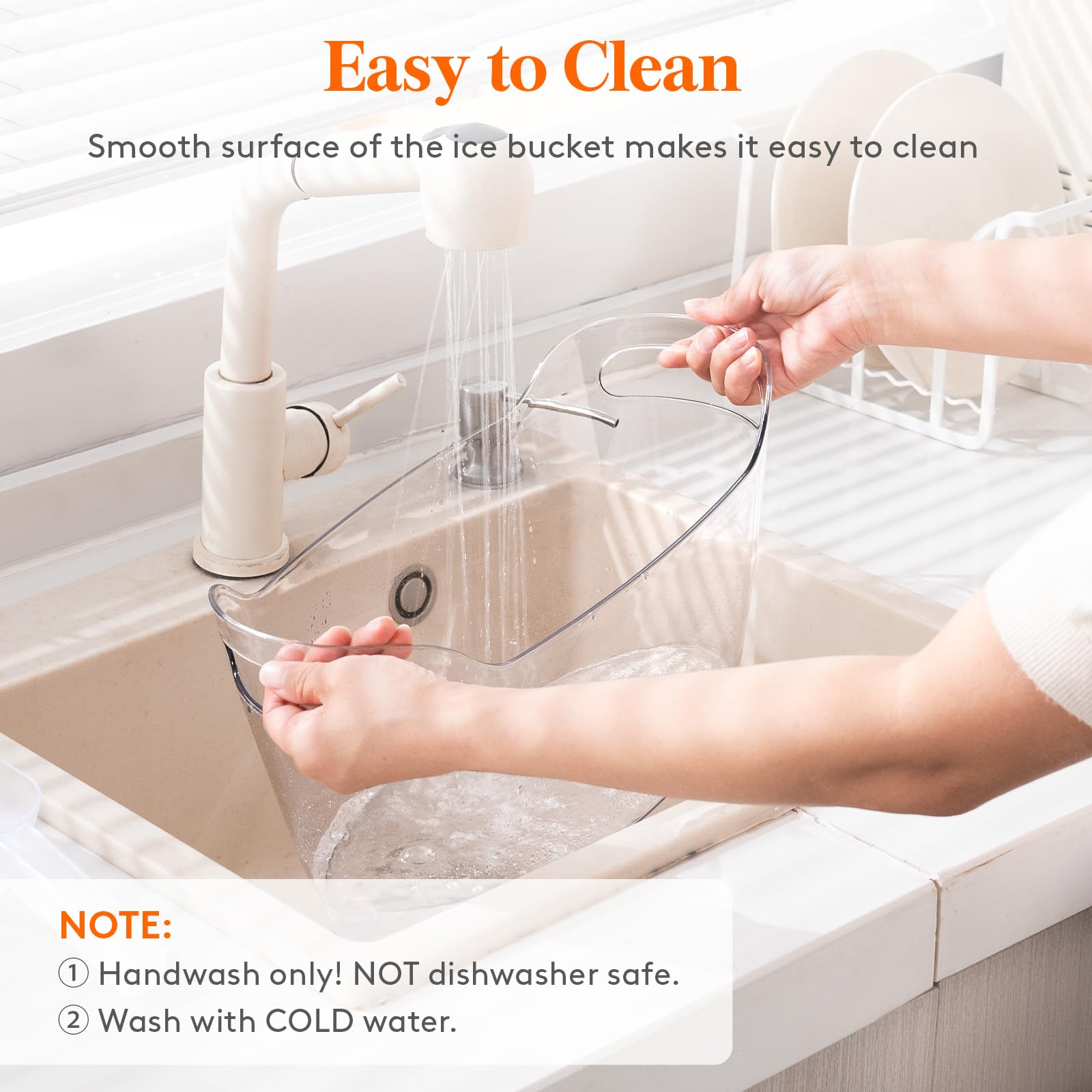 Lifewit easy-clean surface simplifies post-party cleanup.
