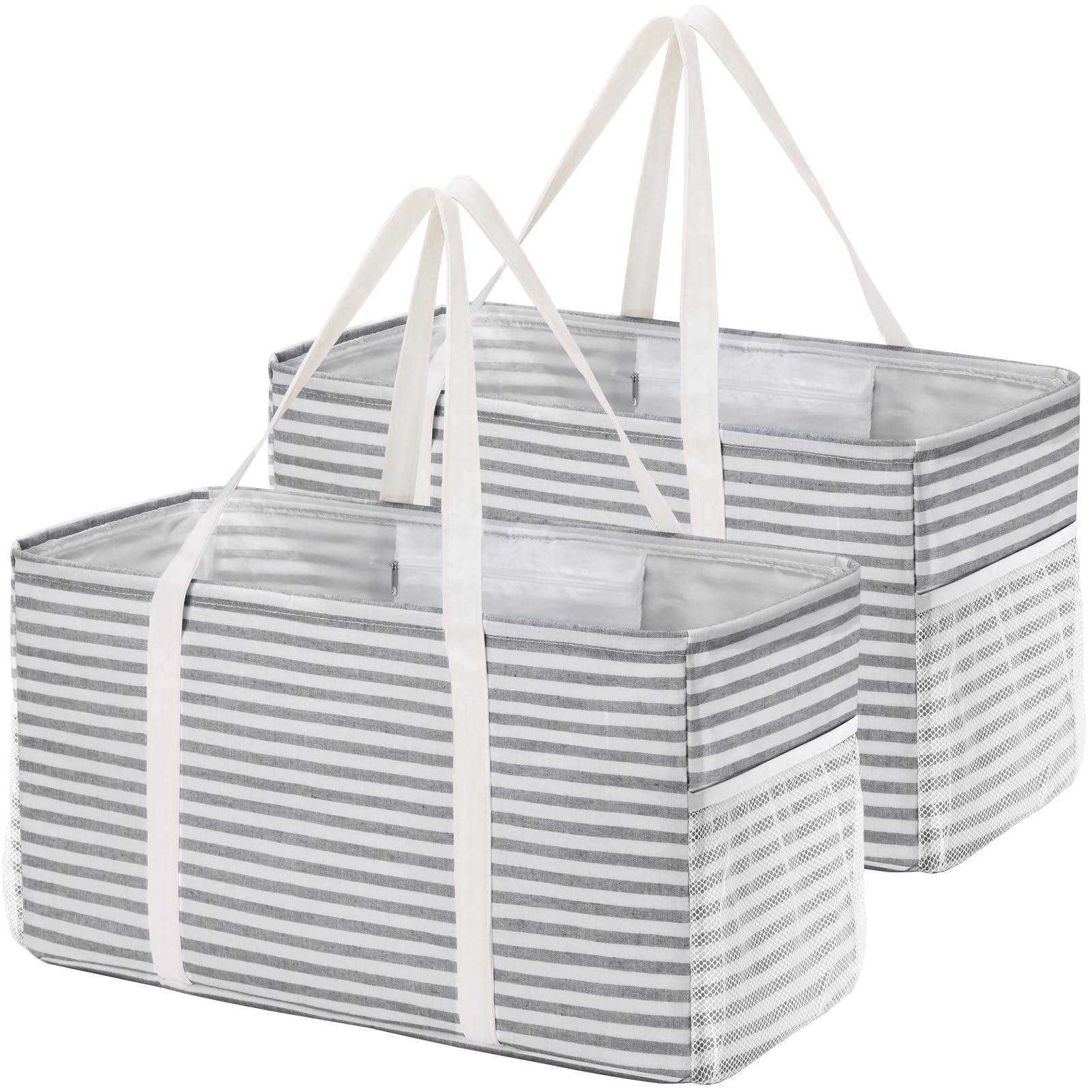 Lifewit extra-large tote bag standing frame for easy loading and upright storage