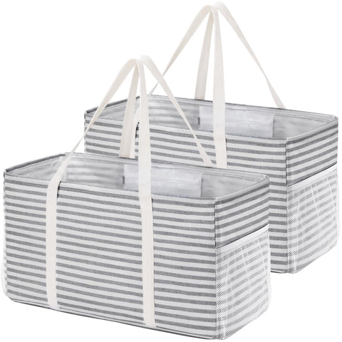 Lifewit extra-large tote bag standing frame for easy loading and upright storage