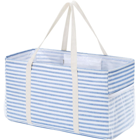 Lifewit extra large tote standing upright for easy loading and unloading