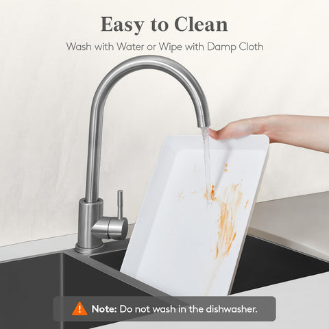 Lifewit food-grade plastic tray, durable option for daily kitchen displays.