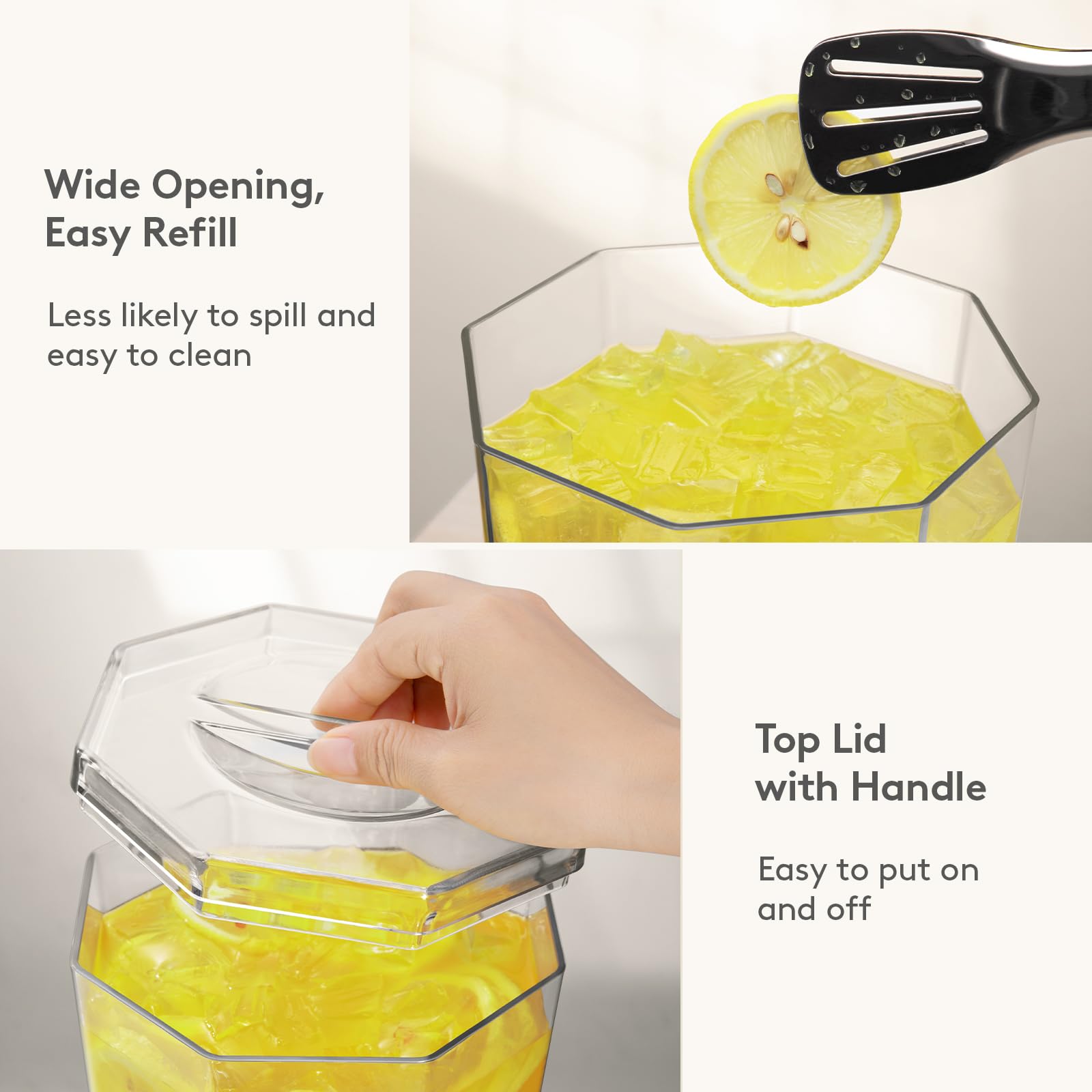 Lifewit food-safe PET material offers sturdy, break-resistant performance