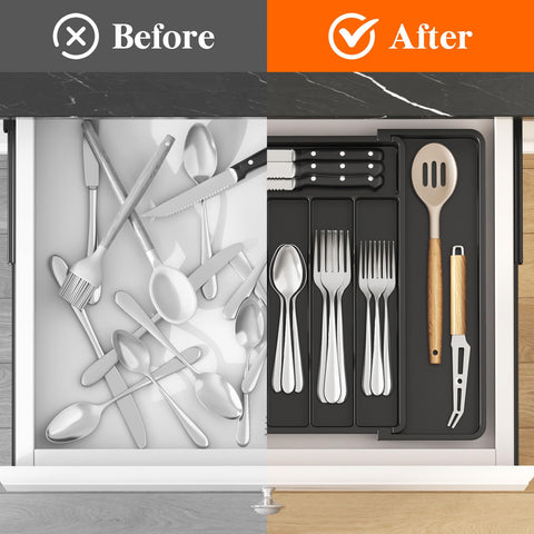 Lifewit durable black material with groove design for easy access