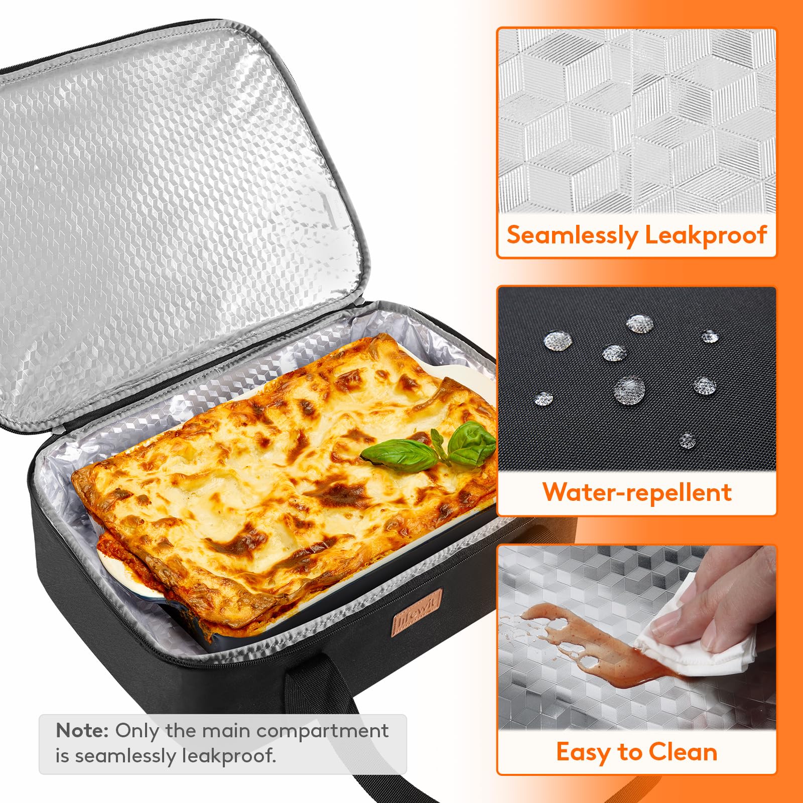 Lifewit carrier handles for comfortable carrying during picnics and potlucks