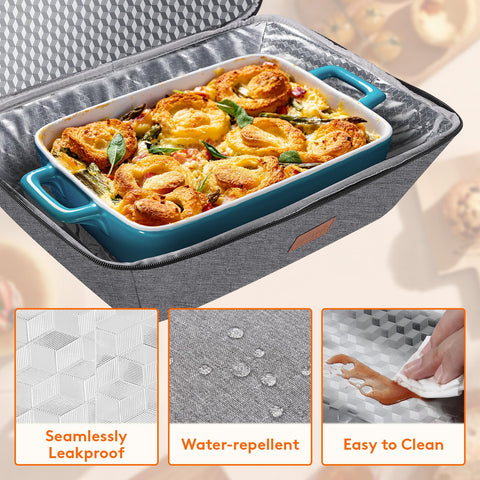 Lifewit insulation foam keeps hot or cold meals for hours.