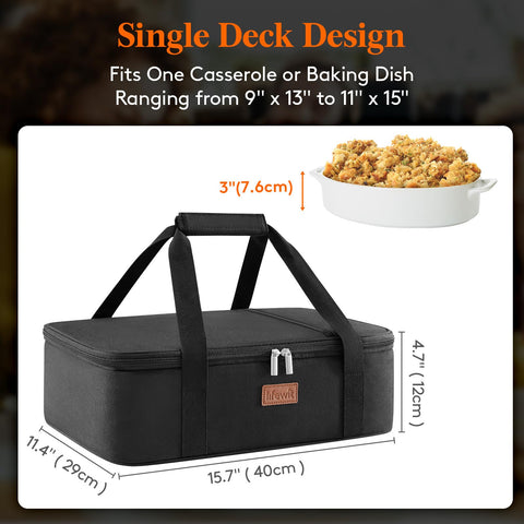Lifewit carrier open view showing wide mouth for quick packing and unloading