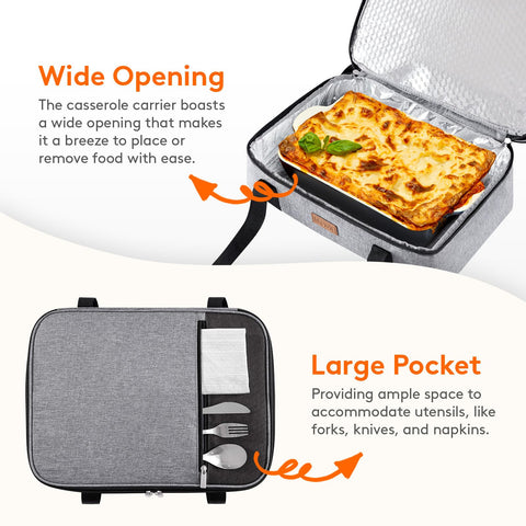Lifewit ample storage demonstrates spacious interior for 9x13 to 11x15 dishes.