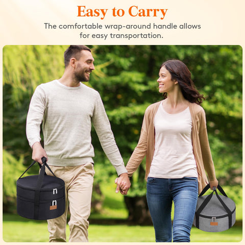 Lifewit wrap-around handle enables comfortable carrying.