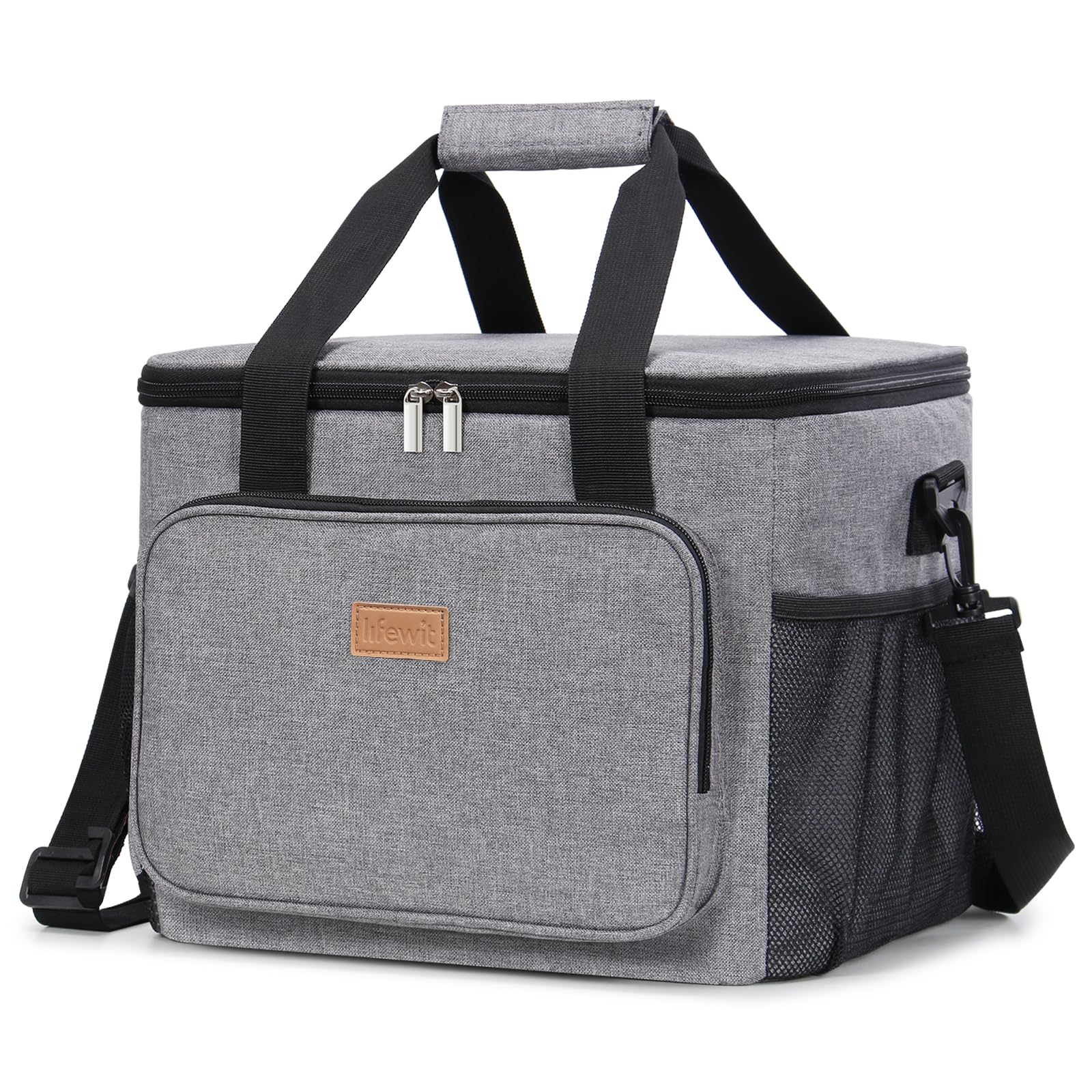 Lifewit large insulated lunch bag showing 24L capacity for office meals or picnics