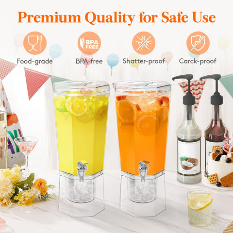 Lifewit leak-proof spigot delivers drip-free servings during gatherings