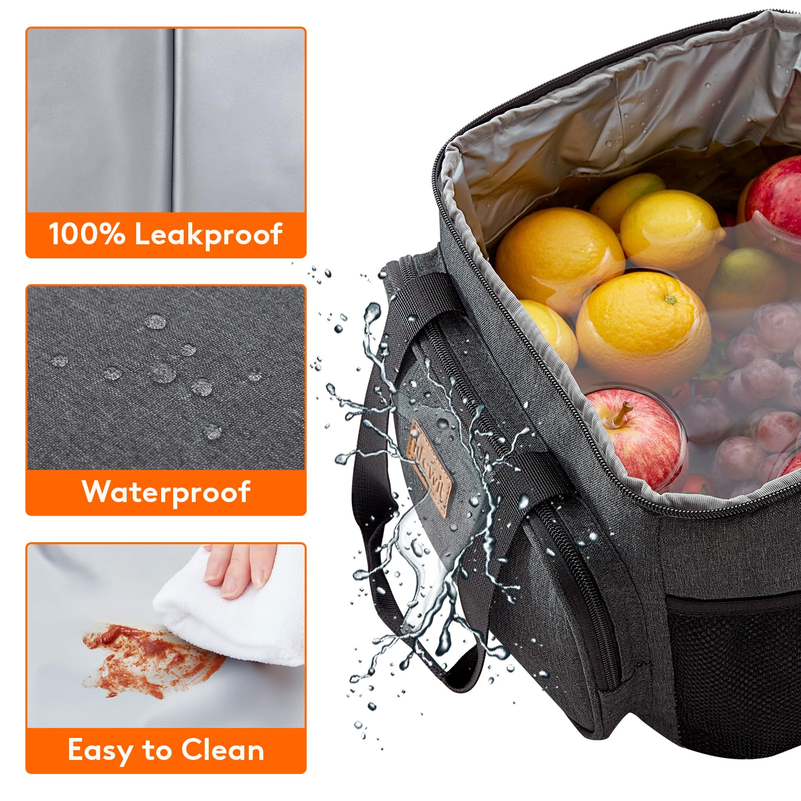 Lifewit 24-can capacity image emphasizes spacious storage for meals and drinks.
