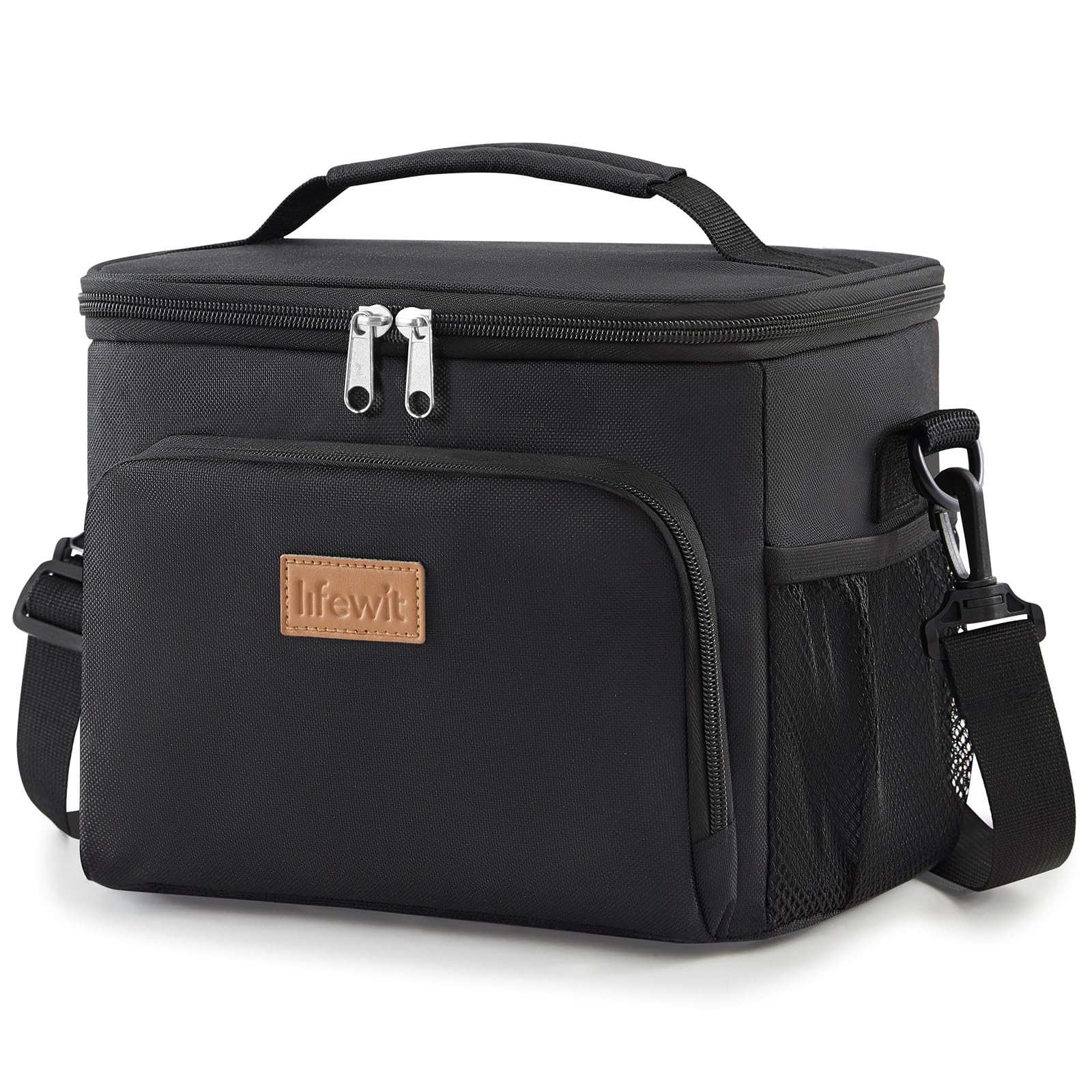Lifewit lunch bag front view showing compact design for daily commuting