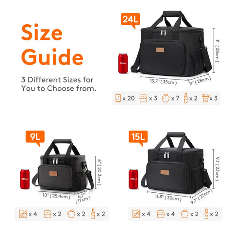Lifewit lunch bag with leakproof design to prevent spills