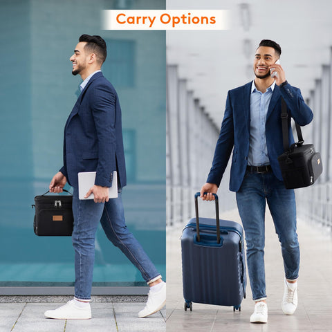 Lifewit lunch bag adjustable shoulder strap enables comfortable carrying
