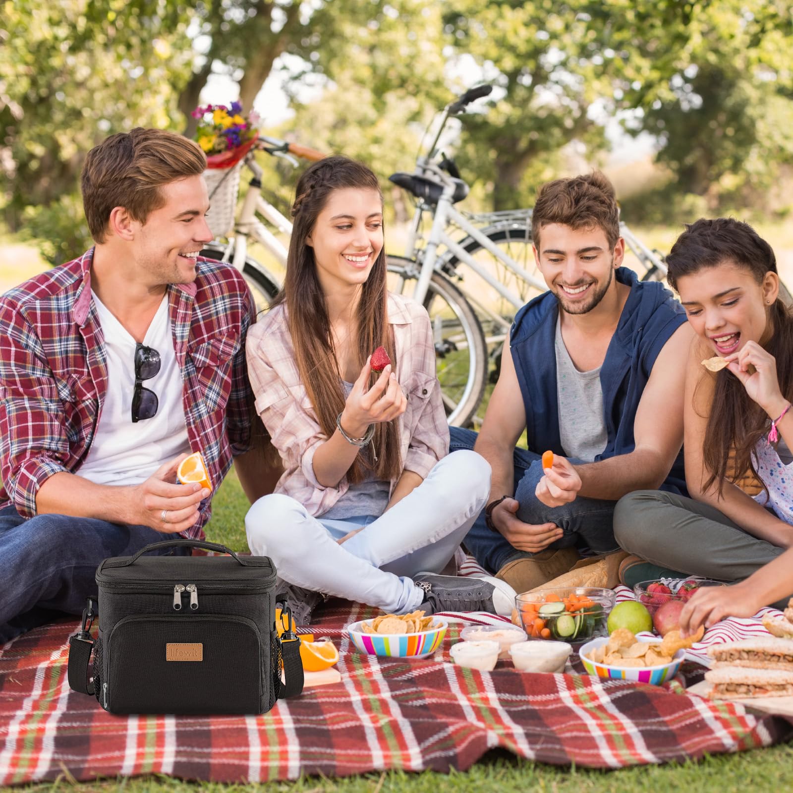 Lifewit lunch bag water-repellent fabric resists stains and rain