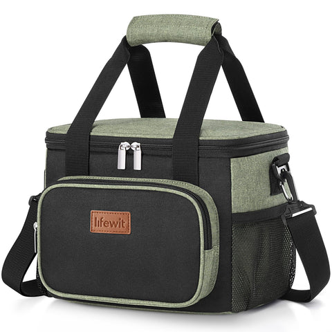 Lifewit medium insulated lunch bag exterior insulated shell for keeping meals fresh on the go.