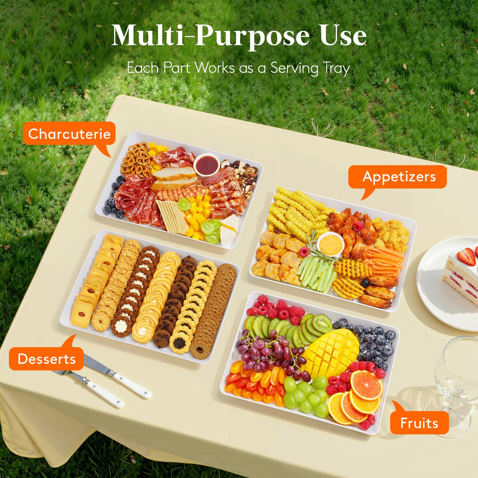 Lifewit new year party trays showcased on a festive table