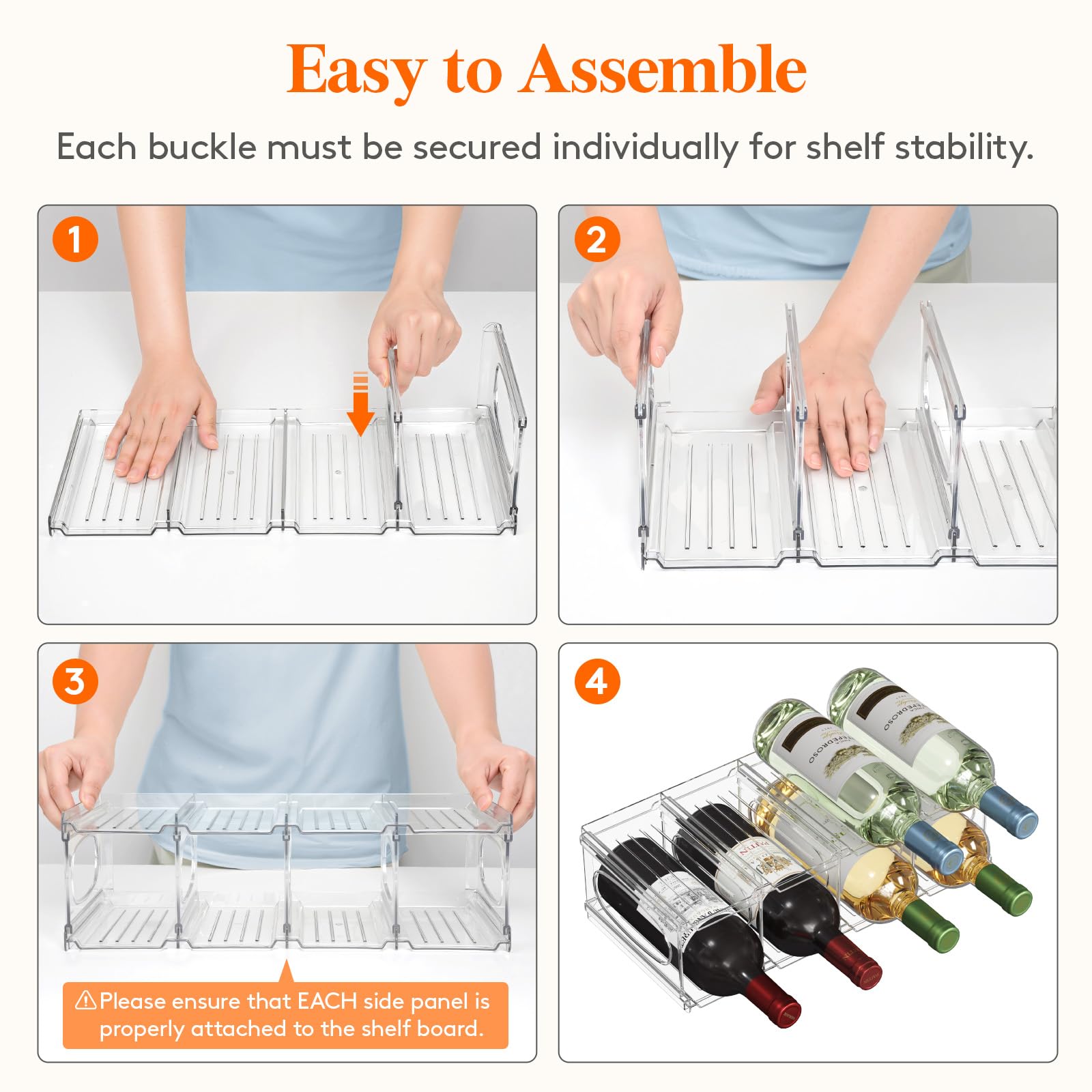 Lifewit patented-design wine rack adds stylish stability to storage space