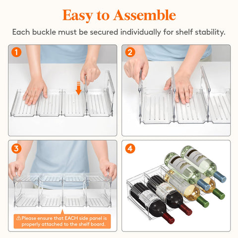 Lifewit patented-design wine rack adds stylish stability to storage space