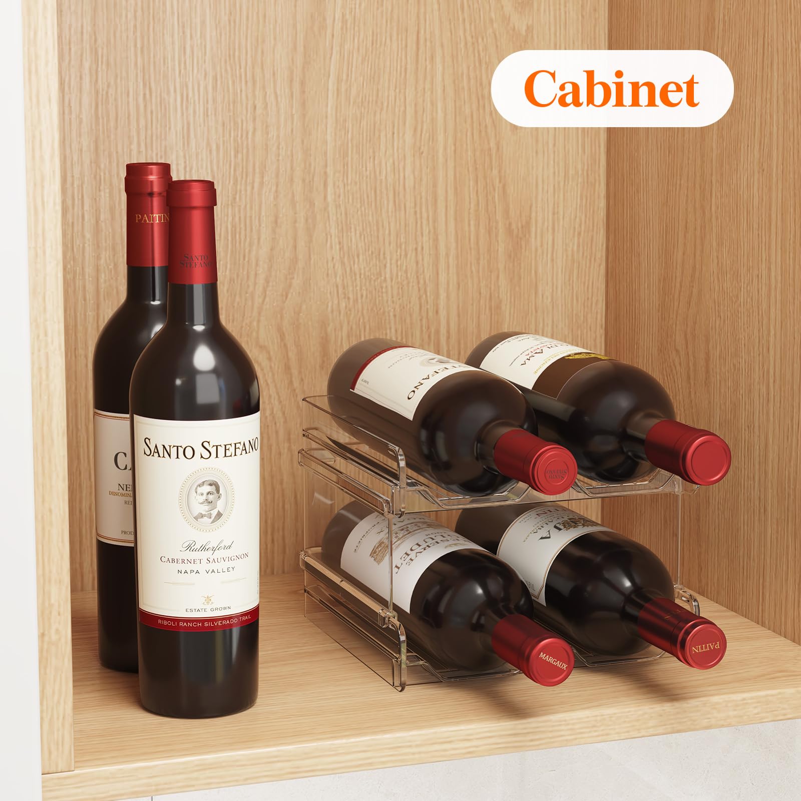 Lifewit patented interior design stabilizes bottles and reduces shifting