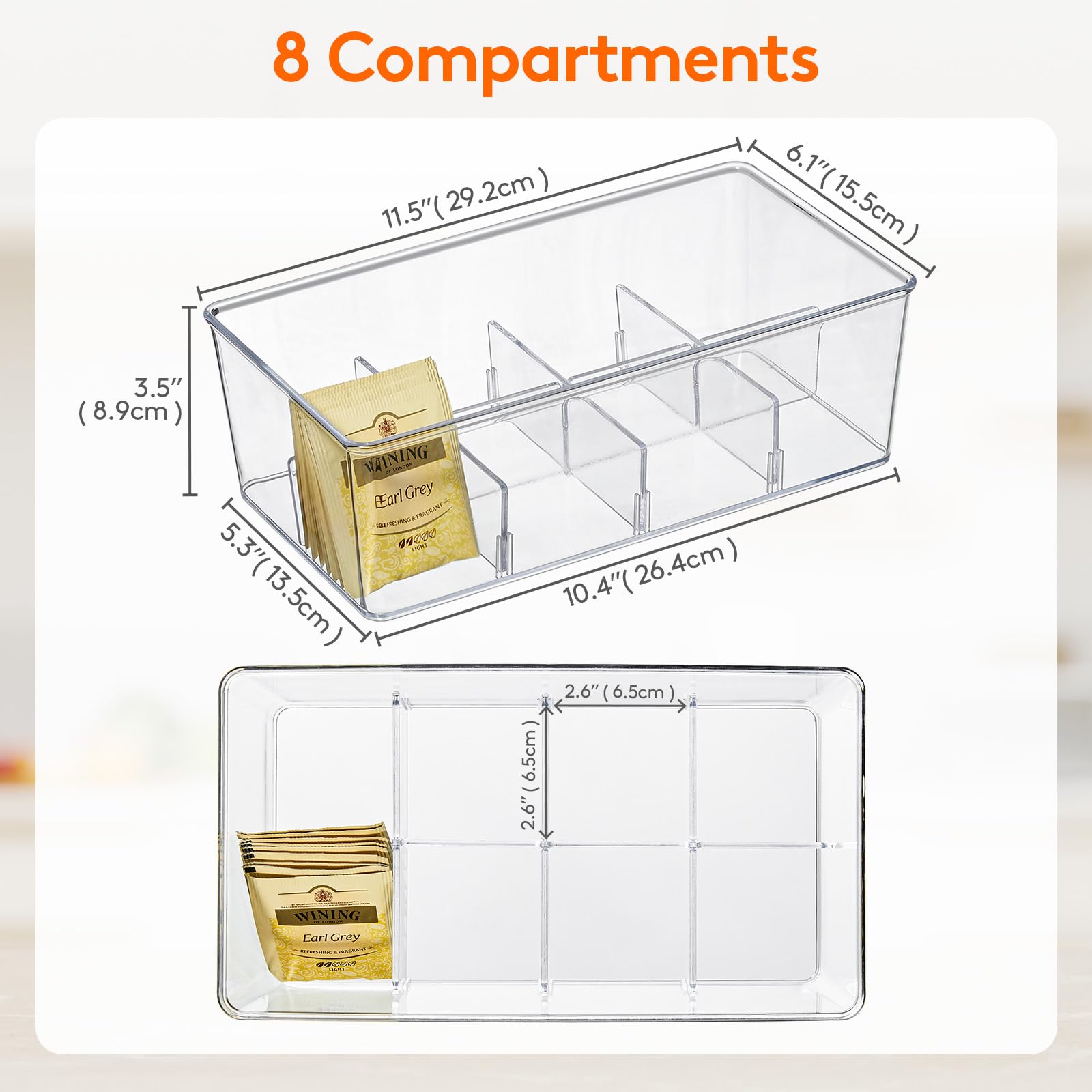Removable dividers for Lifewit organizer to customize compartments