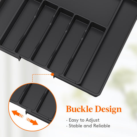 Lifewit retractable design fits drawers of various sizes