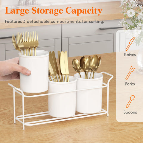 Lifewit countertop organizer keeps buffets neat and accessible.