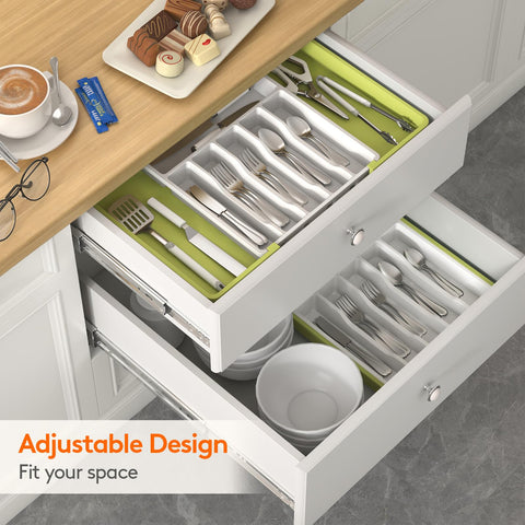 Lifewit fits various drawers with adjustable width.