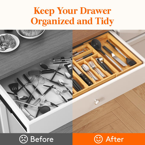 Lifewit multi-purpose organizer suited for cutlery, cosmetics, or supplies