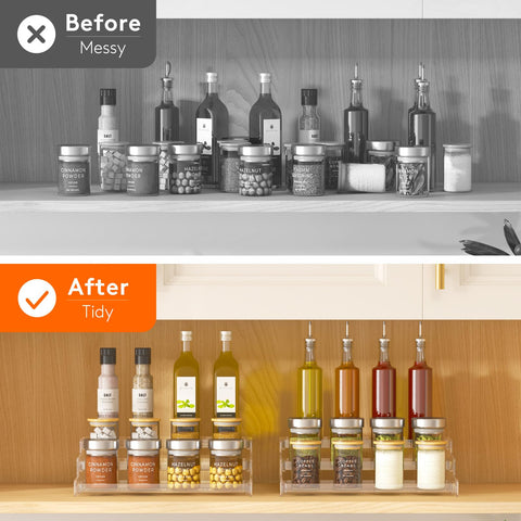 Lifewit countertop display provides quick access to spices.