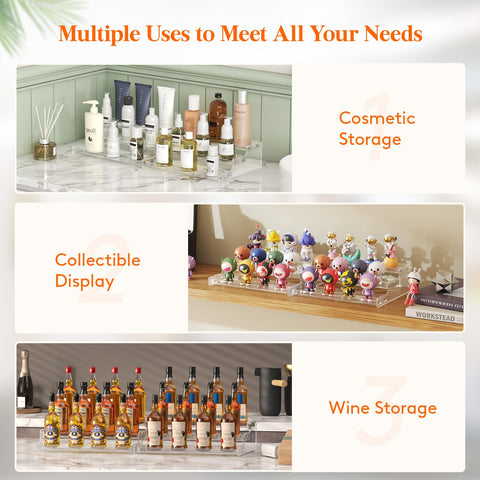 Lifewit kitchen organizer tidies countertops and cabinet storage neatly.