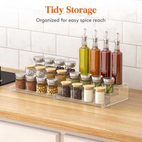 Lifewit stackable design saves space in kitchen cabinets.