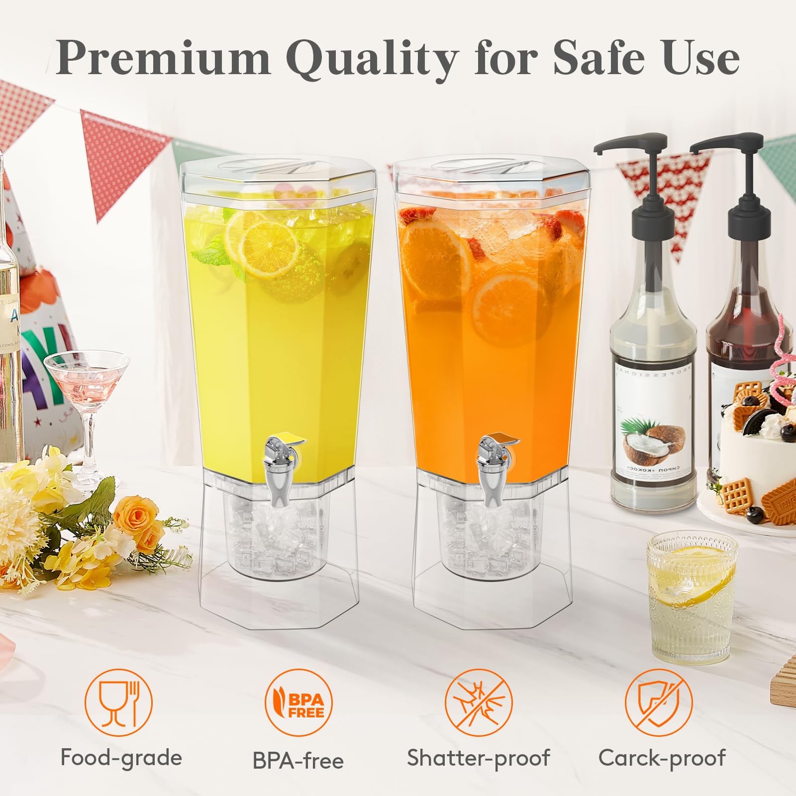 Lifewit spigot with leak-proof ABS design for drip-free pouring