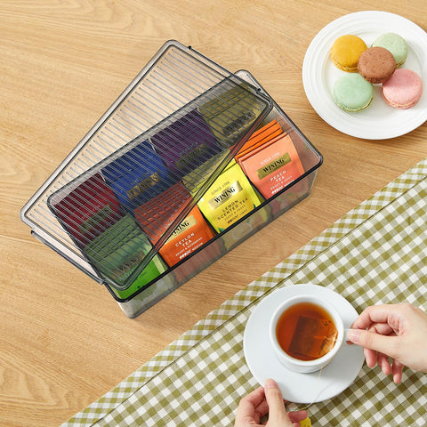 Lifewit two-pack tea bag organizers ready for immediate use.
