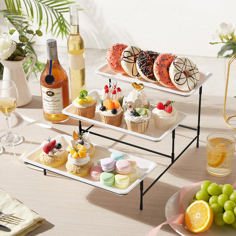 Lifewit serving tray stand adjustable detail shows stability and angle flexibility