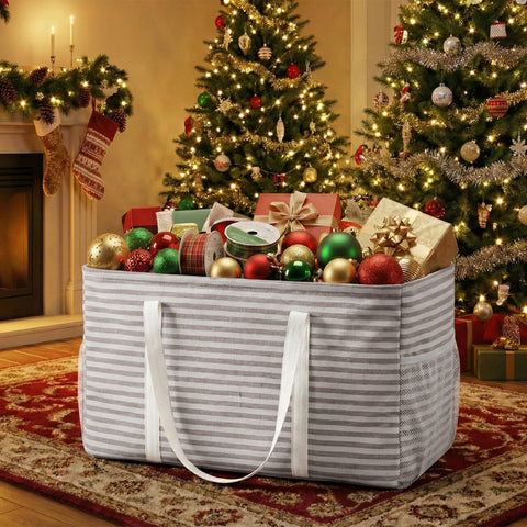 Lifewit tote stands upright when loaded for quick access