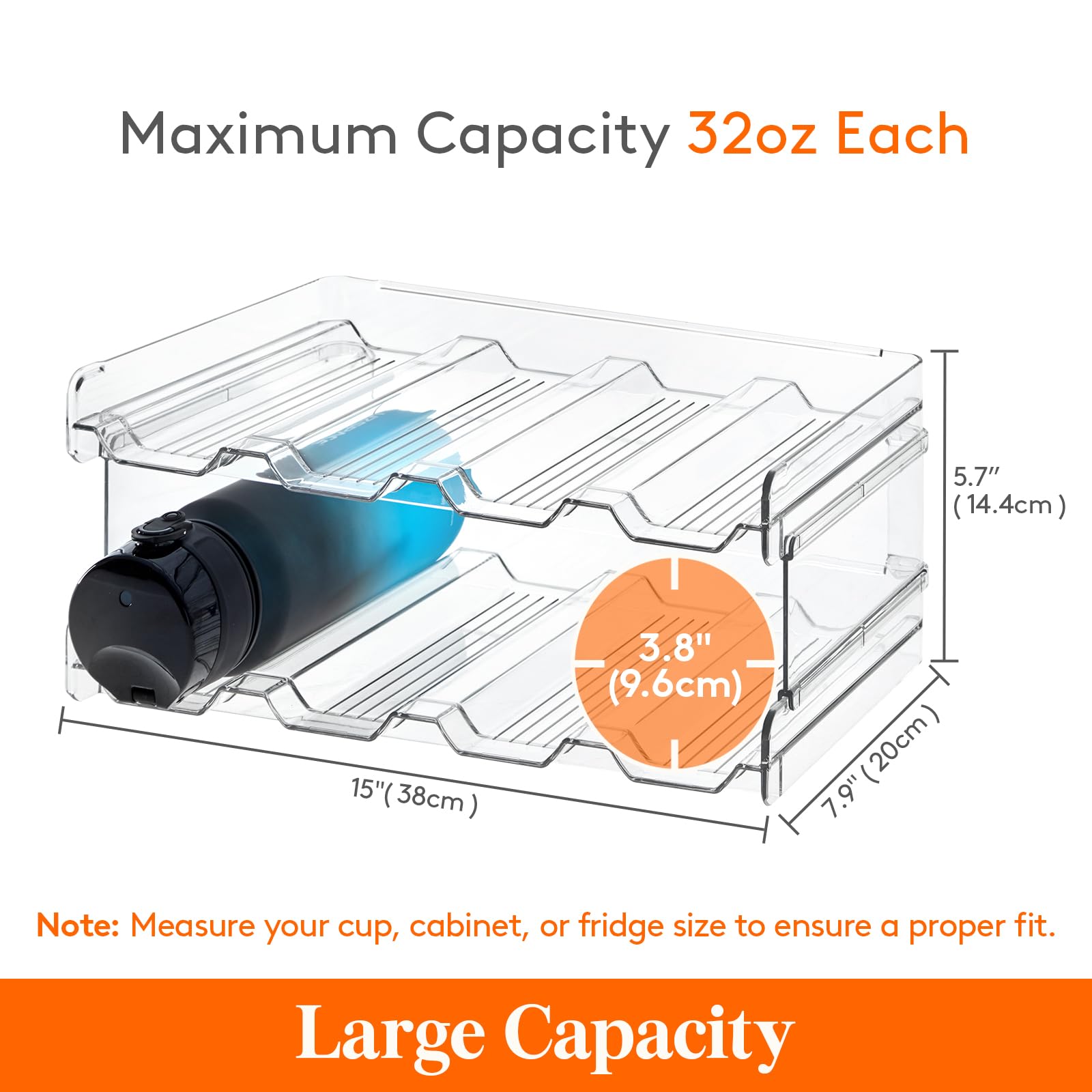 Lifewit two-tier shelf maximizing pantry space for bottles