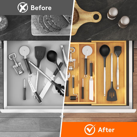 Lifewit three-compartment layout keeps items organized in daily cooking routines.