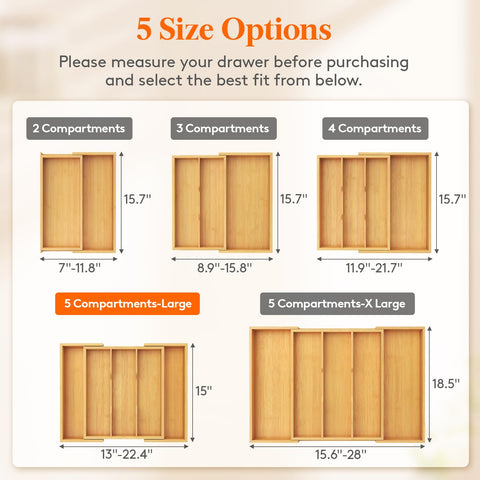Lifewit bamboo material adds natural warmth and robust support.