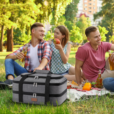 Lifewit water-resistant exterior is easy to wipe clean after use.