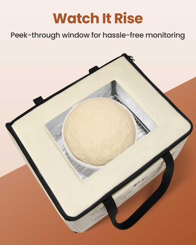 LIFVCNT transparent top window for progress checks without heat loss