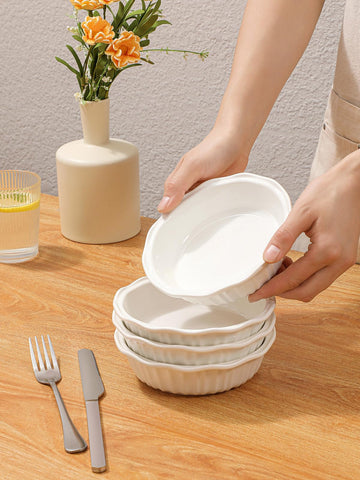 LIFVER pie pans ready for microwave reheating with even heat