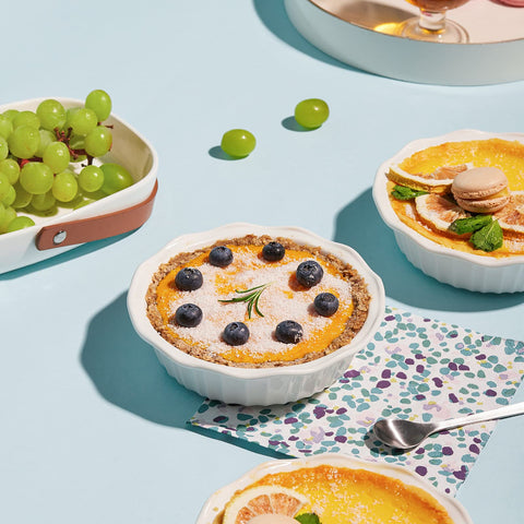 LIFVER glaze resists odors and flavors after baking in ceramic dish