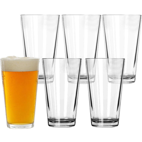 Light In The Dark pint glasses with 16 oz capacity for everyday entertaining.