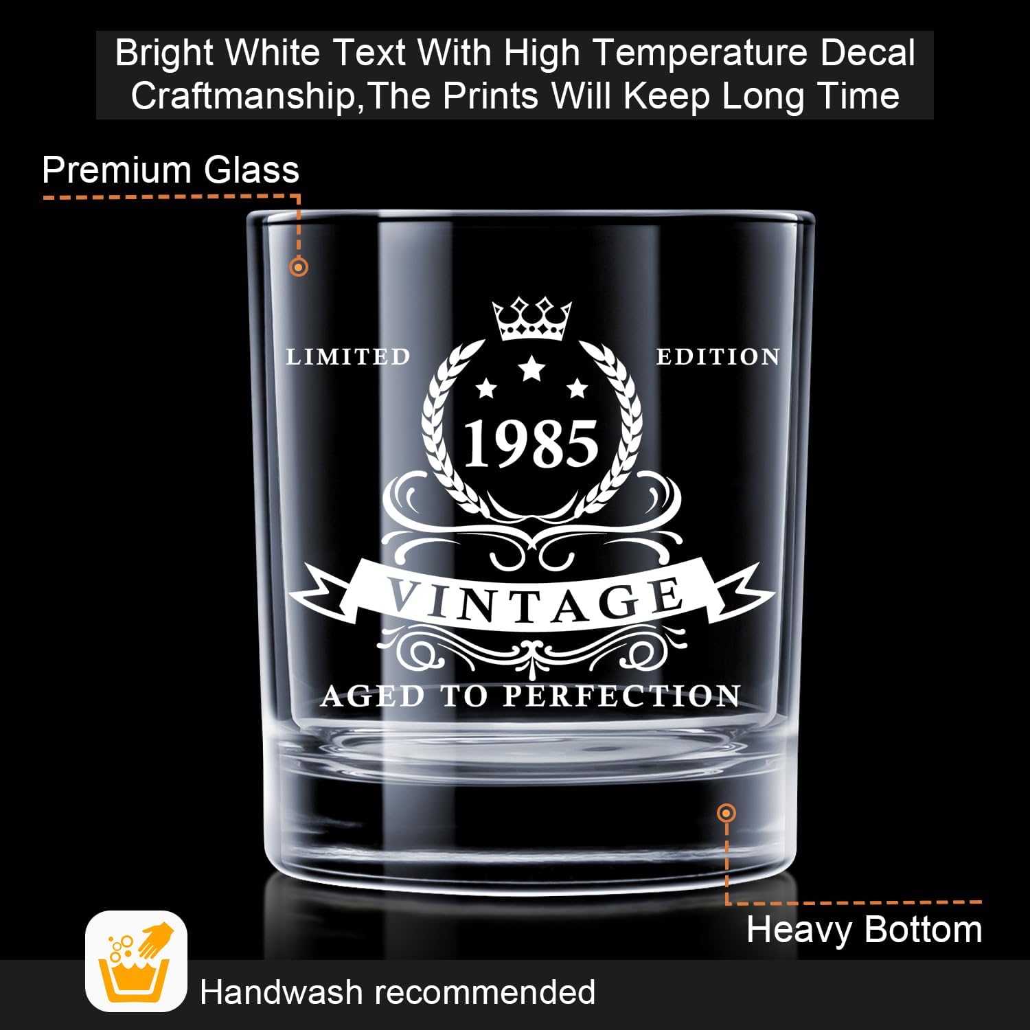 Lighten Life bourbon glass with a sturdy base for everyday sipping