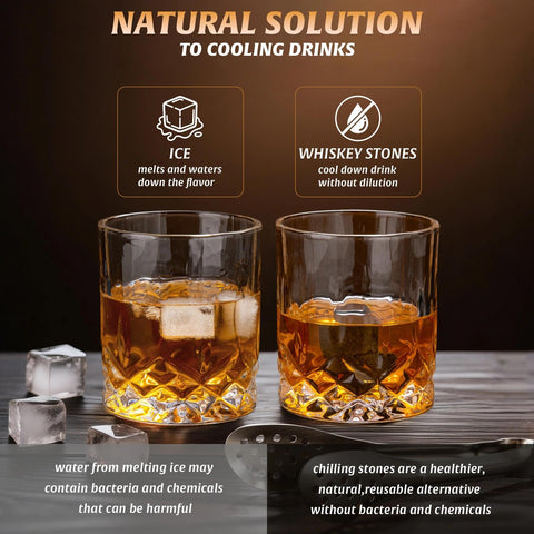 Lighten Life cooling stones maintain drink temperature without dilution