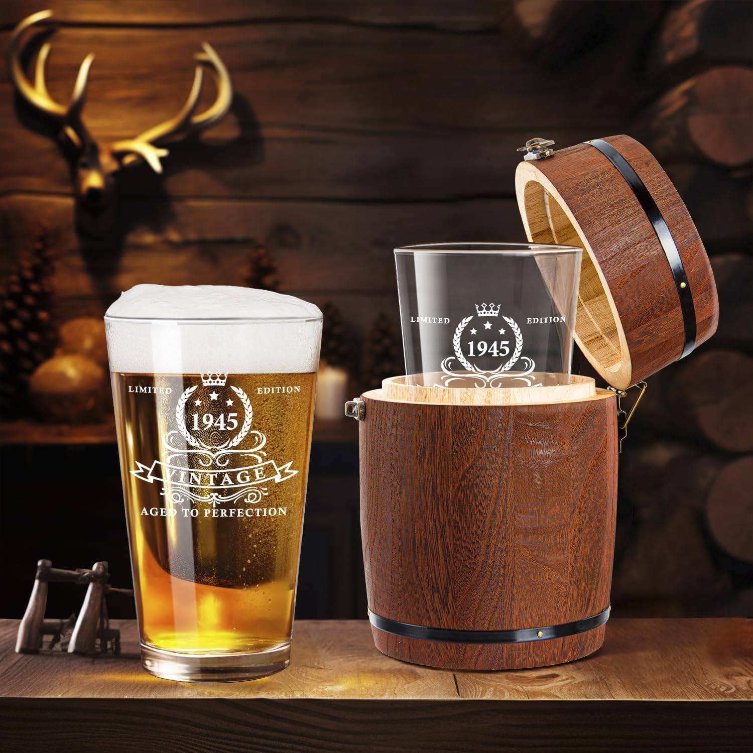 LIGHTEN LIFE lead-free 16oz glass close-up emphasizes safety and quality